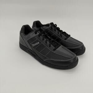 NEW Dexter B1837-5 Ricky III Men's US Size 9M Leather Black Bowling Shoes